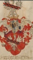 BSB313JacobStreitStammbuch-f36r-checky-gules-sable-bended-eagle.JPG